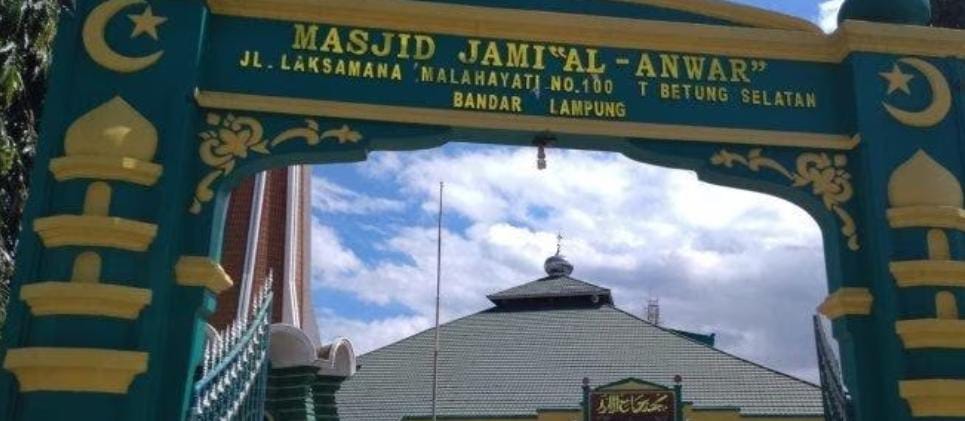 Masjid Jami Al Anwar Jadi Saksi Penyebaran Agama Islam Pertama di Lampung