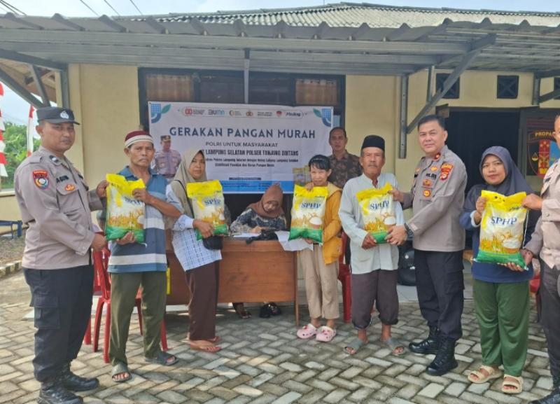 Polres Lampung Selatan Gelar Gerakan Pangan Murah
