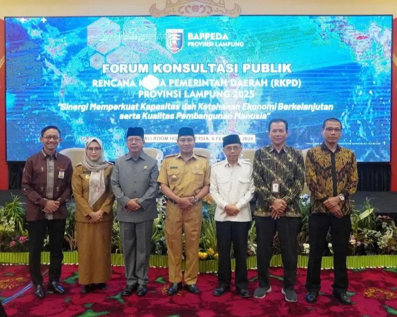 Pemprov Lampung Optimalkan Potensi Sumberdaya dan Sinergi Seluruh Stakeholder Guna Percepatan Pembangunan