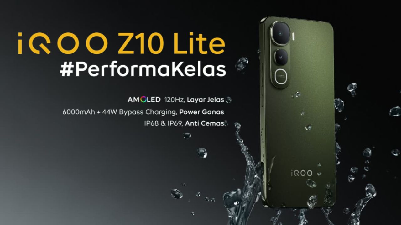 Harga Rp2 Jutaan, iQOO Z10 Lite Anti Cemas dengan IP68-IP69