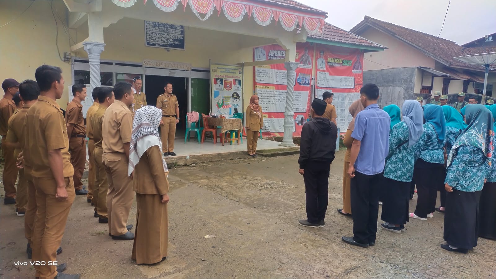 Camat Kebun Tebu Isyaratkan 2 Pesan di Apel Bulanan Pekon Muarajaya ll