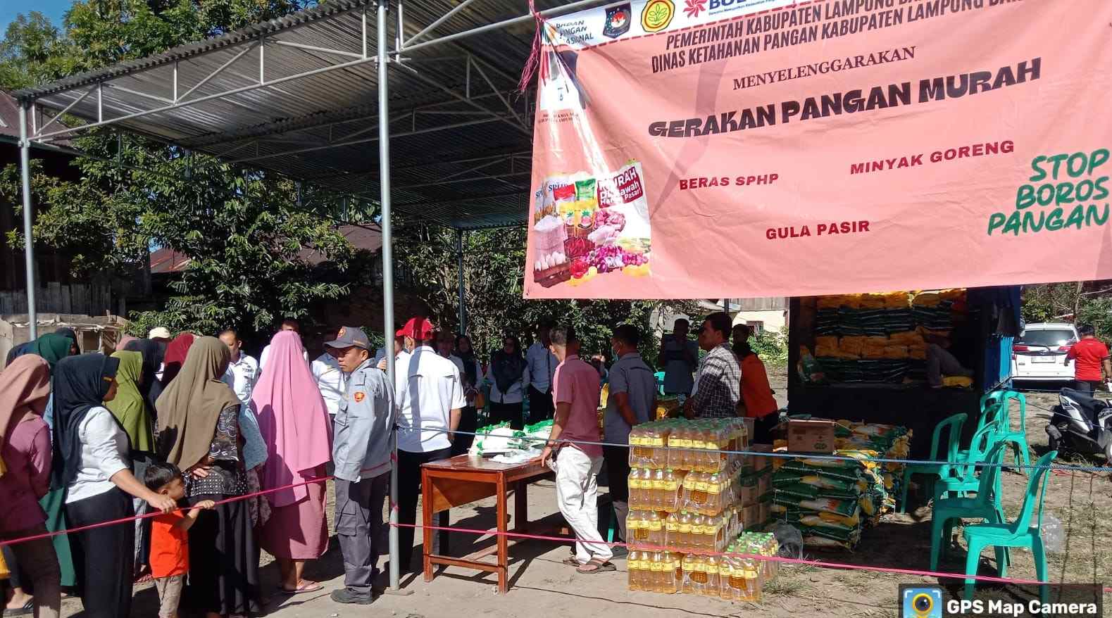 Sediakan Paket Pangan Harga Terjangkau, DKP Lampung Barat Gelar GPM di Batu Brak 