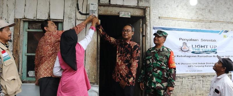 Donasi Listrik Gratis Pegawai PLN, Bantu Wujudkan Mimpi Bagi Keluarga Prasejahtera di Lampung