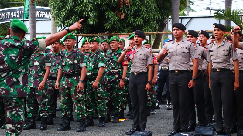 Siswa Bintara SPN Polda Lampung Jalin Silaturahmi ke Kodim 0410/KBL
