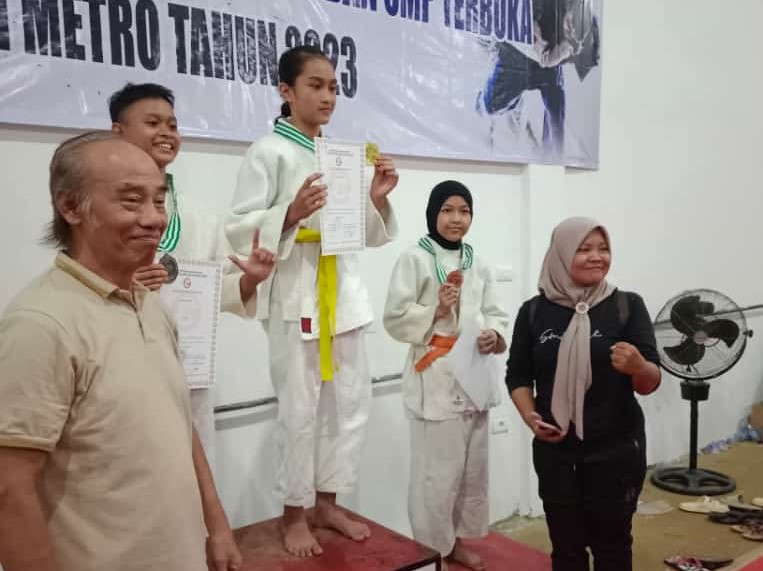 5 Atlet Way Kanan Sabet Medali pada Kejuaraan Judo Junior di Lamtim