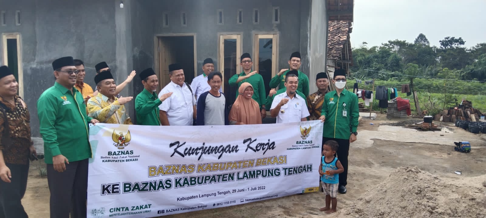Kabupaten Bekasi Belajar Kampung Baznas Lamteng