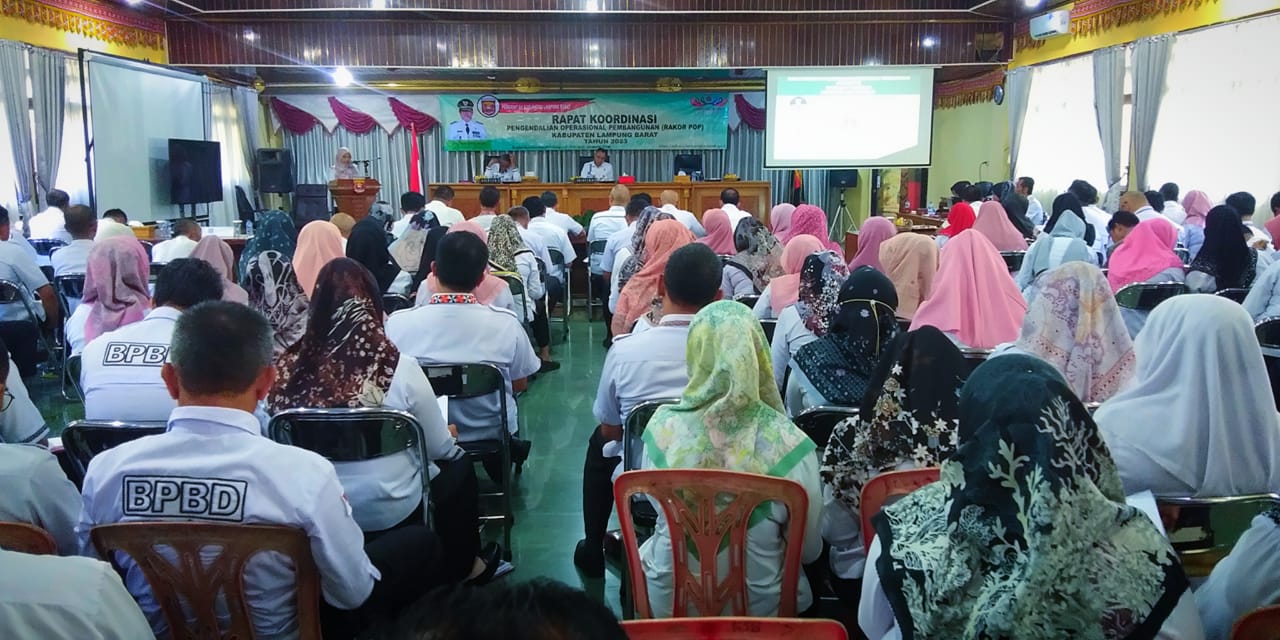 Bagian Administrasi Pembangunan Lampung Barat Gelar Rakor POP Triwulan IV