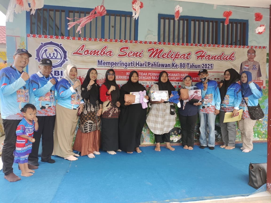 Semarakkan Hari Pahlawan Ke-80, PKBI Lampung Barat Gelar Lomba Seni Melipat Handuk