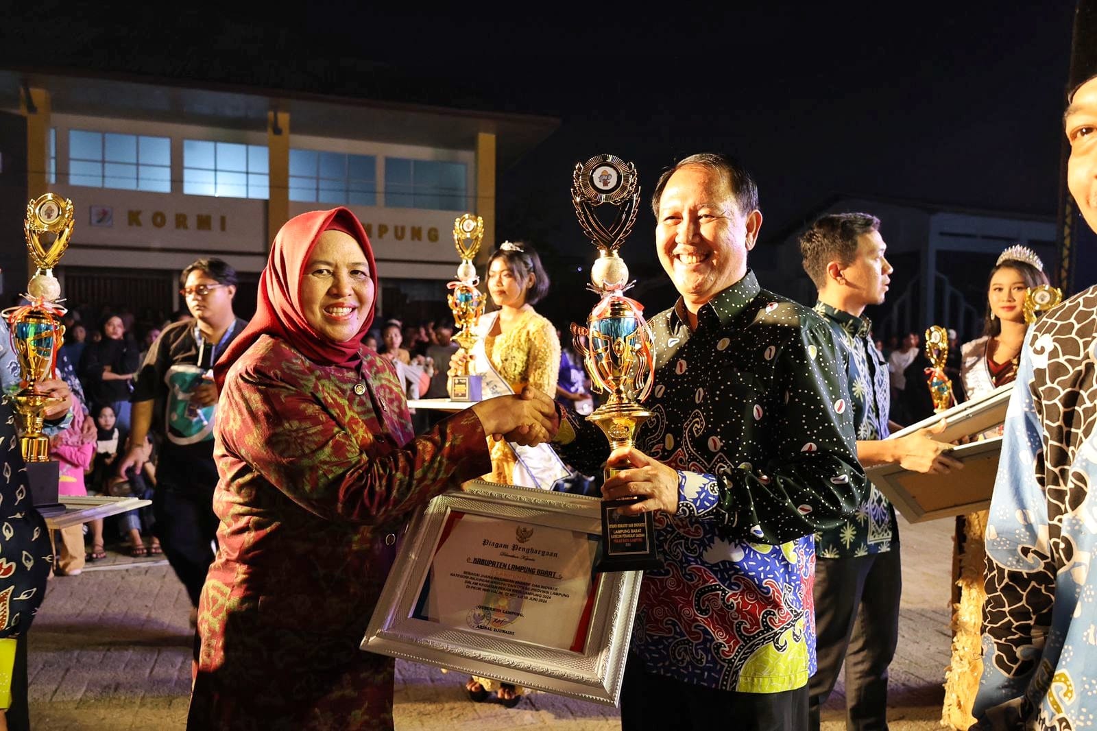 Kabupaten Lampung Barat Raih Penghargaan Anjungan Kreatif dan Inovatif PRL 2024