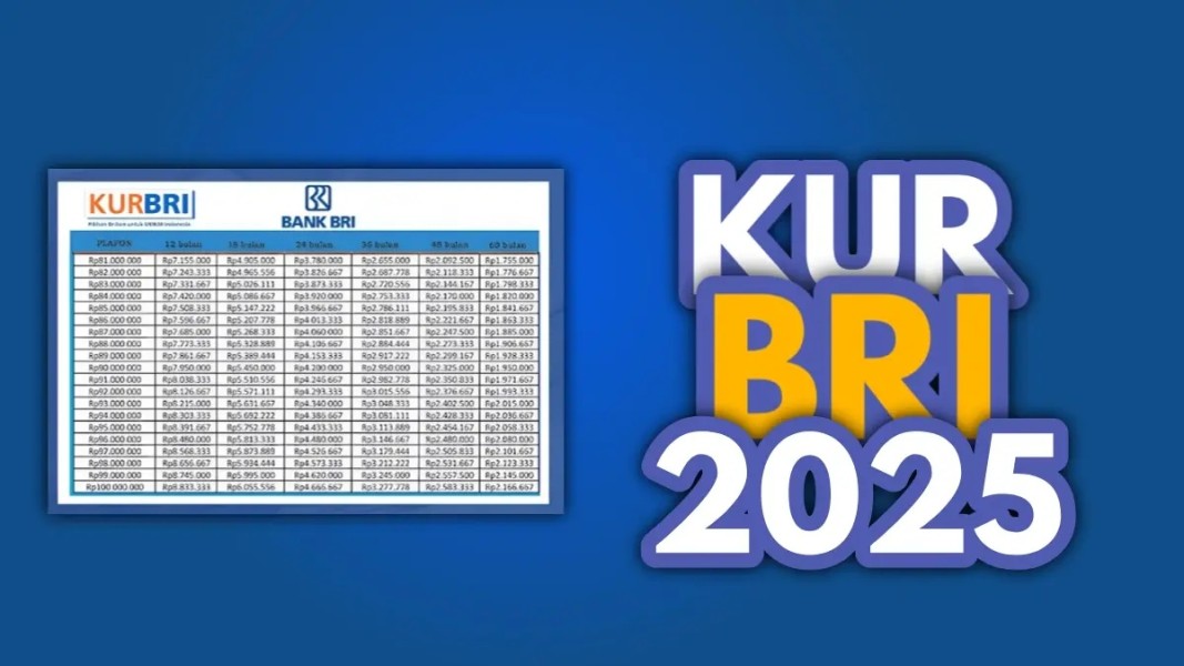 BRI Buka Pengajuan KUR 2025, Plafon Mulai Rp10 Juta dan Bunga Kompetitif