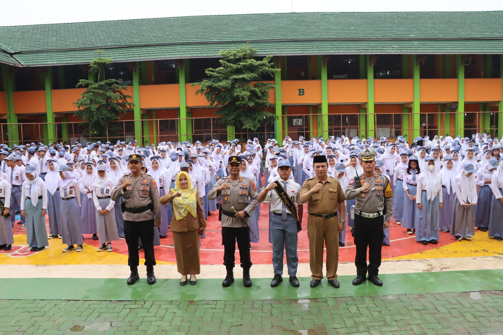 Kapolresta Bandar Lampung Iimbau Pelajar Gunakan Hak Pilih dengan Semestinya