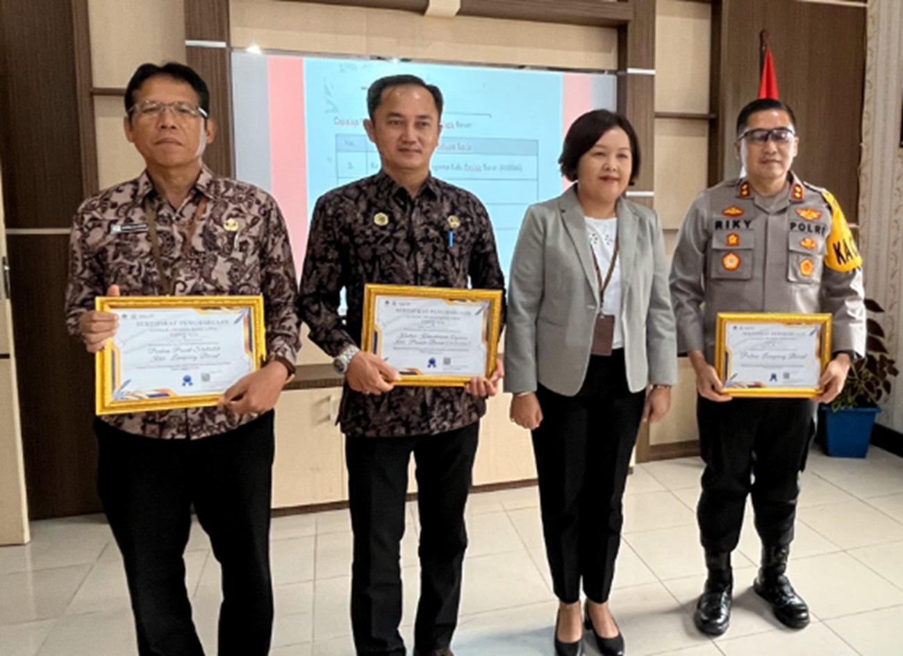 KPPN Liwa Anugerahkan Penghargaan Satker Award 2024 Periode Penilaian Semester II 2023 