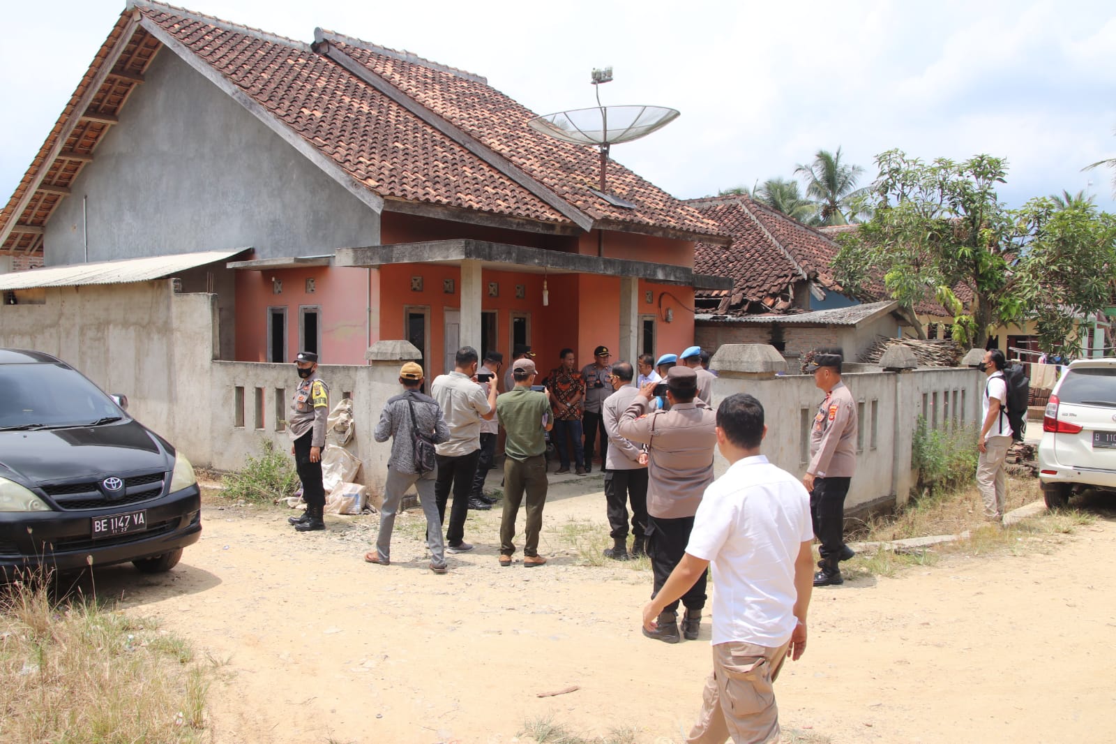 Polres Pringsewu Lakukan Pengamanan Eksekusi Sita Aset