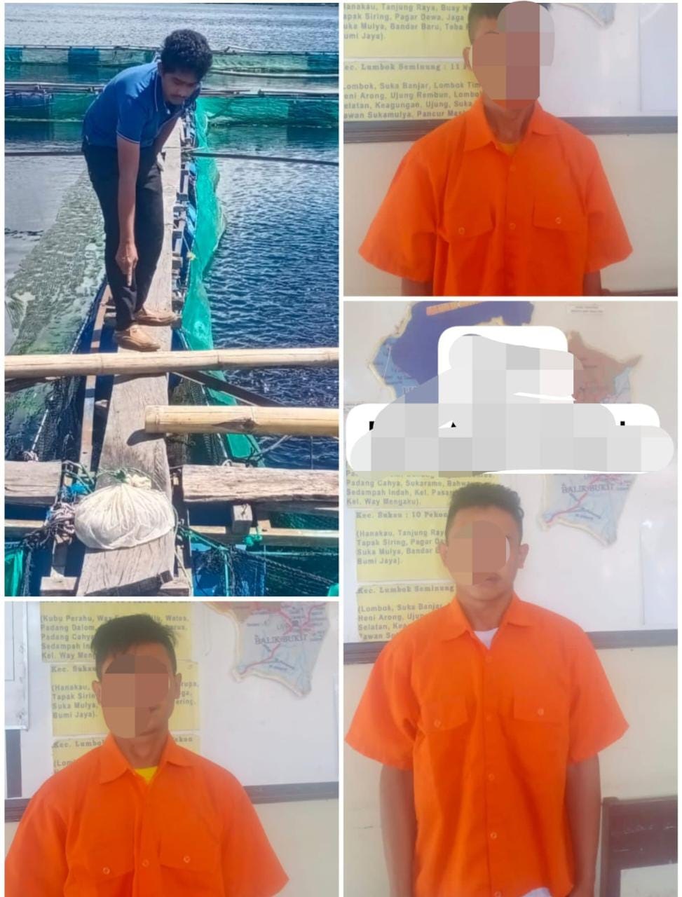 Maling Ikan di KJA Lumbok Seminung, Tiga Pemuda Diciduk Polisi 