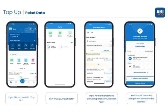 BRImo Permudah Beli Paket Internet dari Berbagai Operator, Transaksi Aktif dalam Hitungan Detik