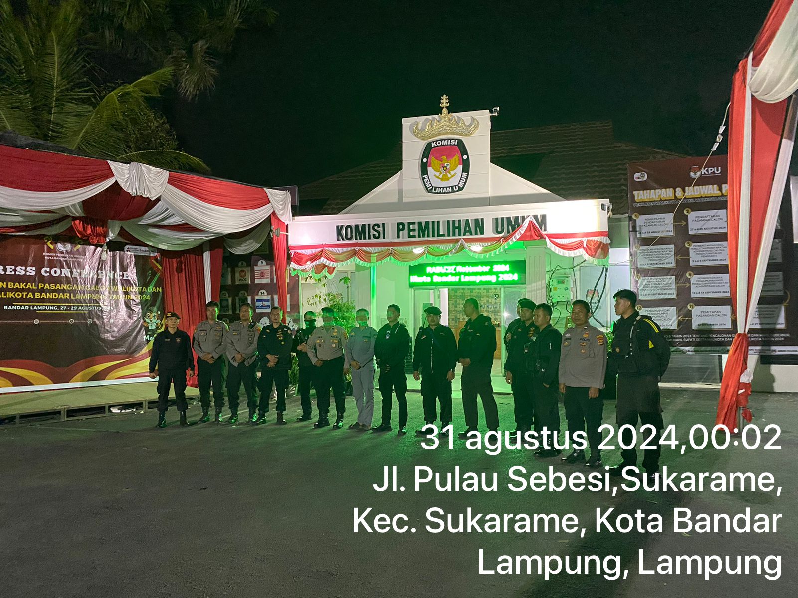 Polresta Bandar Lampung Tingkatkan Patroli di KPU dan Bawaslu Selama Tahapan Pilkada