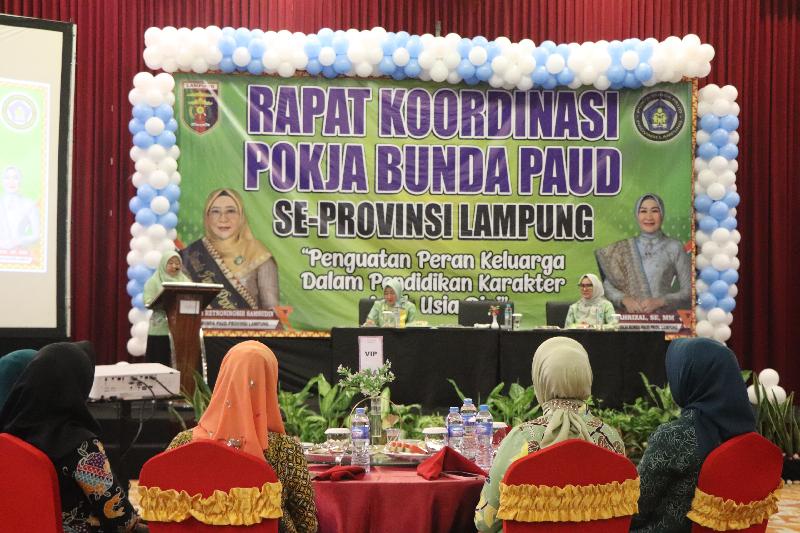 Rakor Pokja Bunda PAUD 2024, Perkuat Peran Keluarga dalam Pendidikan Karakter Anak Usia Dini