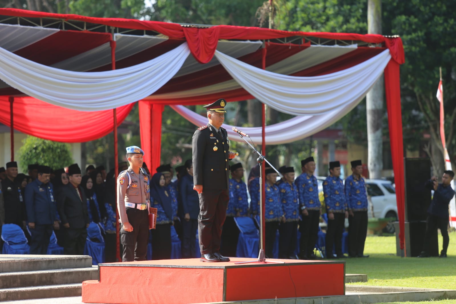 Pemkab Lambar Gelar Upacara Peringatan HUT Lampung ke-59