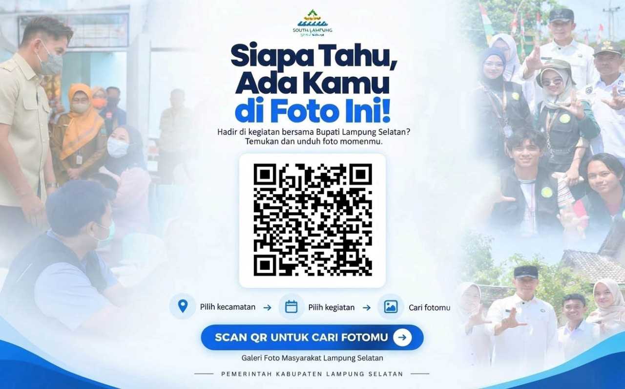 Dokumentasi Pemkab Lampung Selatan Kini Bisa Diunduh Gratis Lewat QR Code