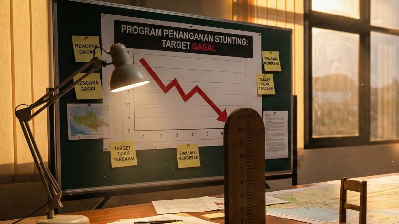 Bappeda Lampung Barat Dinilai Gagal Dalam Perencanaan Penanganan Stunting