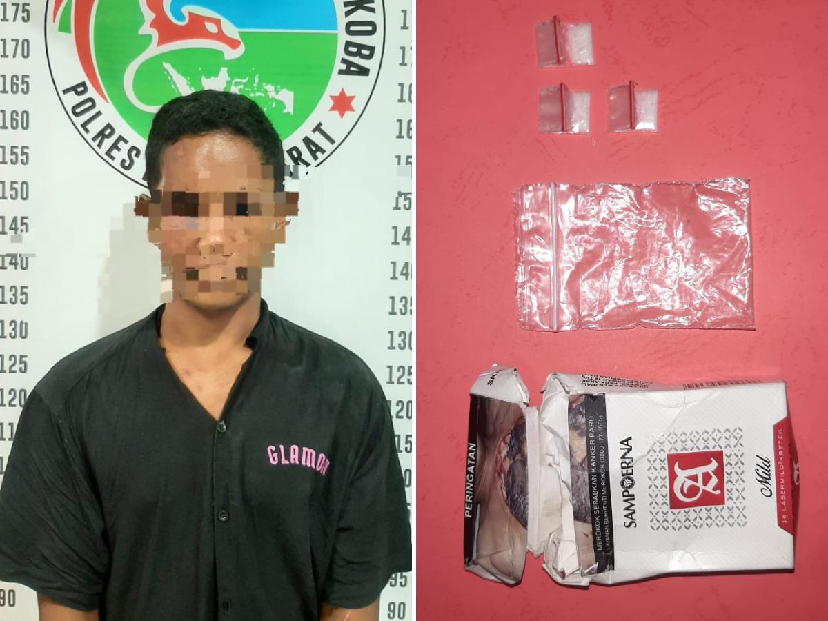 Simpan Sabu di Kotak Rokok, Pria di Pesisir Barat Diringkus Polisi