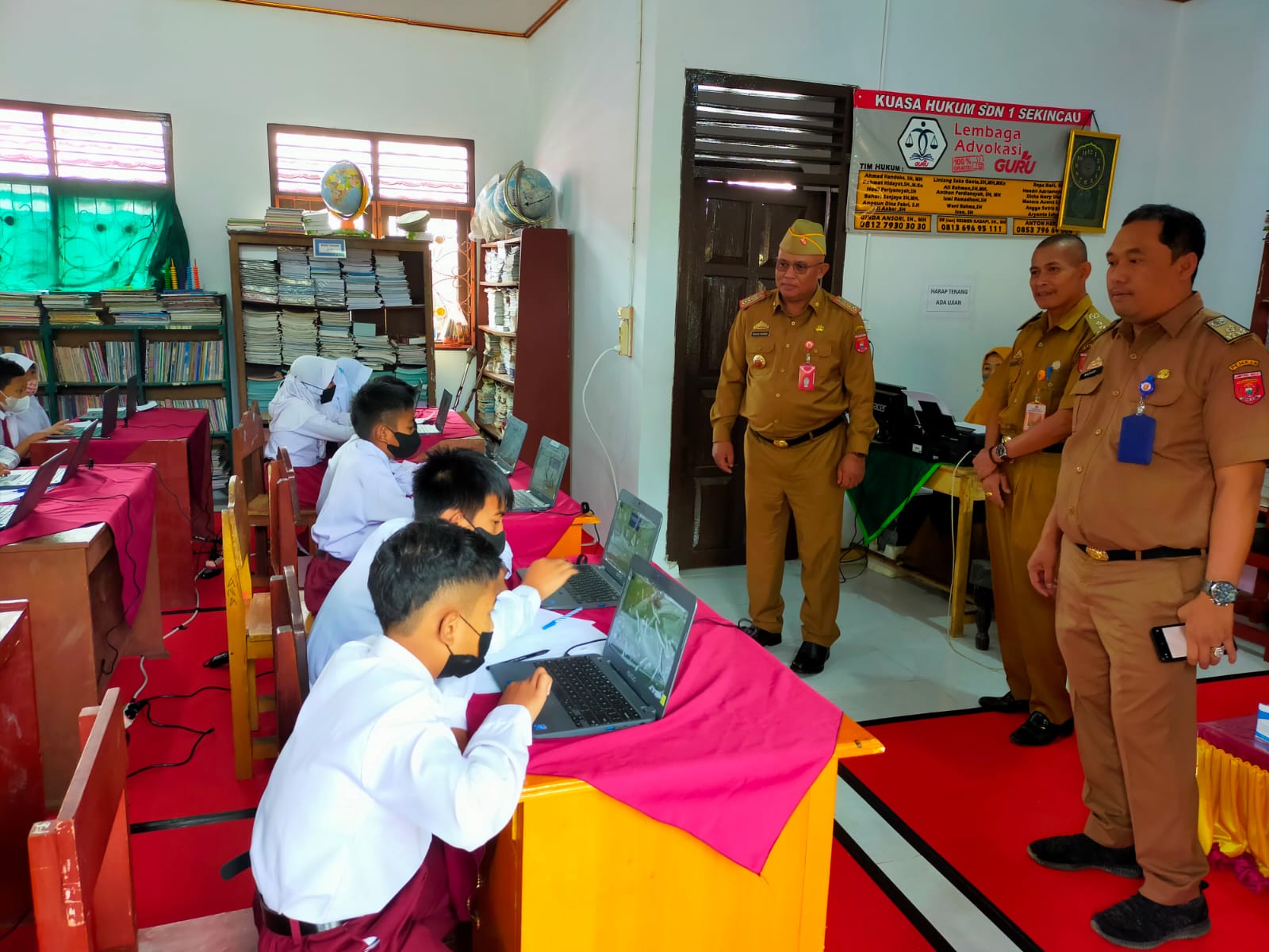 2.244 Siswa-siswi di Lampung Barat Ikuti ANBK Secara Online