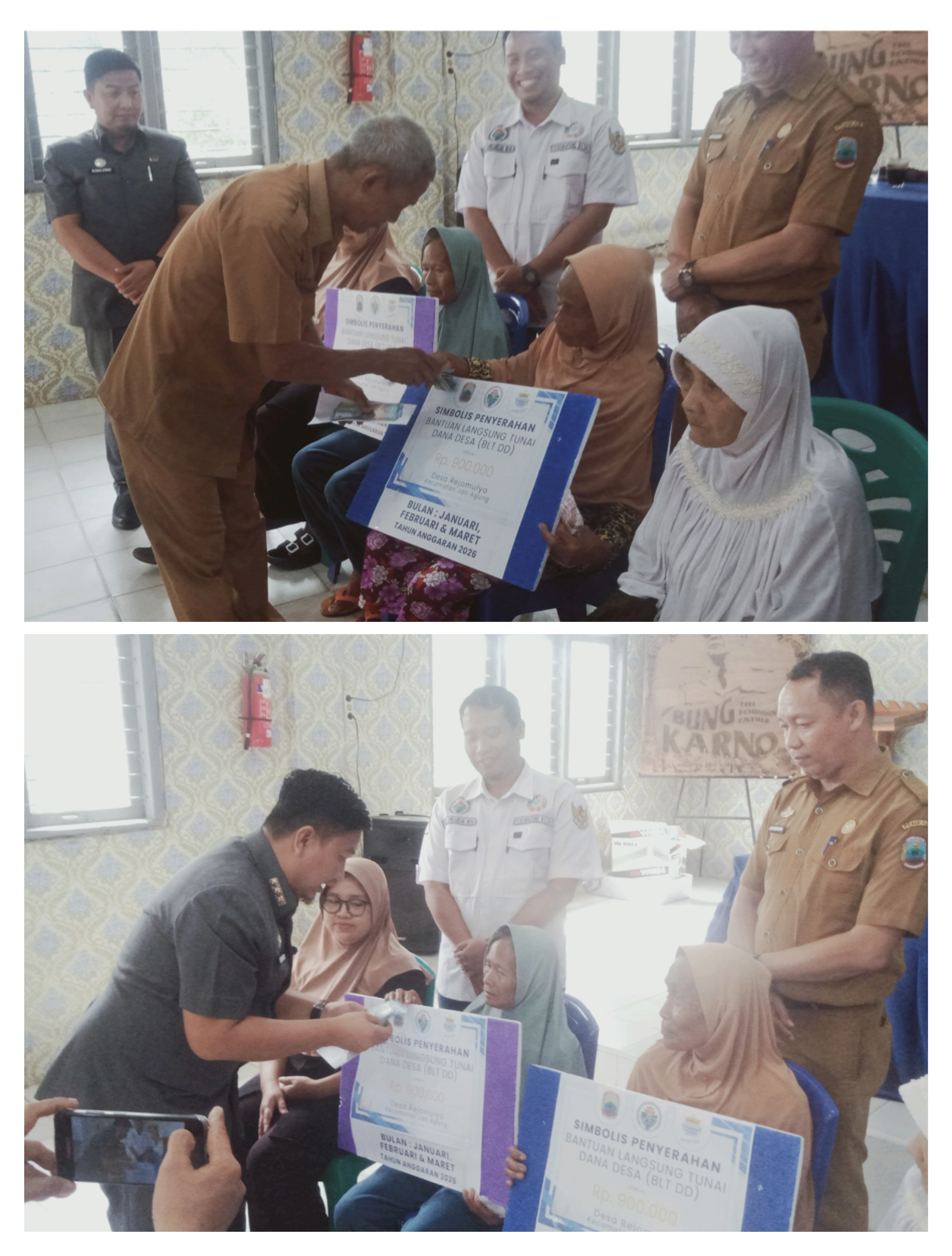 Pemdes Rejomulyo Salurkan BLT DD 2026 ke 8 KPM, Ini Besarannya