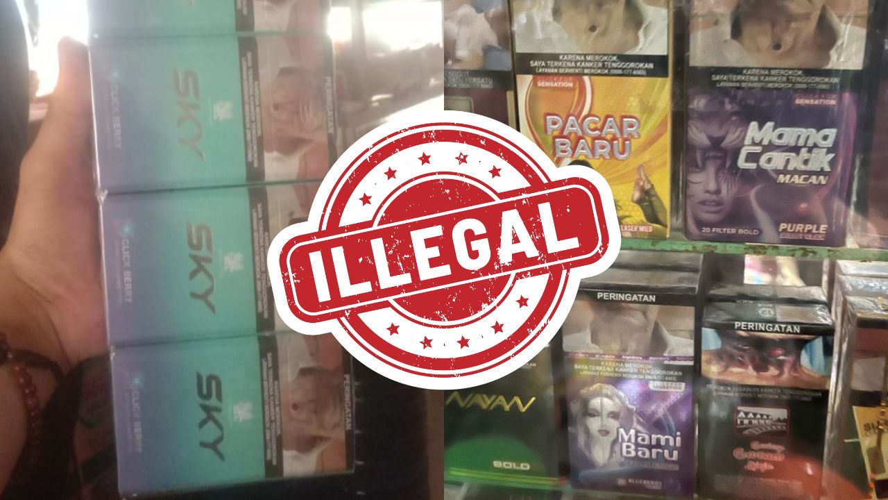 Rokok Murah Tanpa Cukai Kian Marak di Warung Bandar Lampung