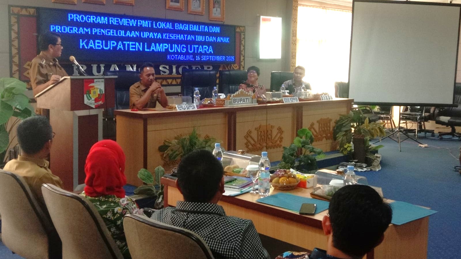Pemkab Lampung Utara Review Program Kesehatan Ibu dan Anak Bersama Koso Nippon