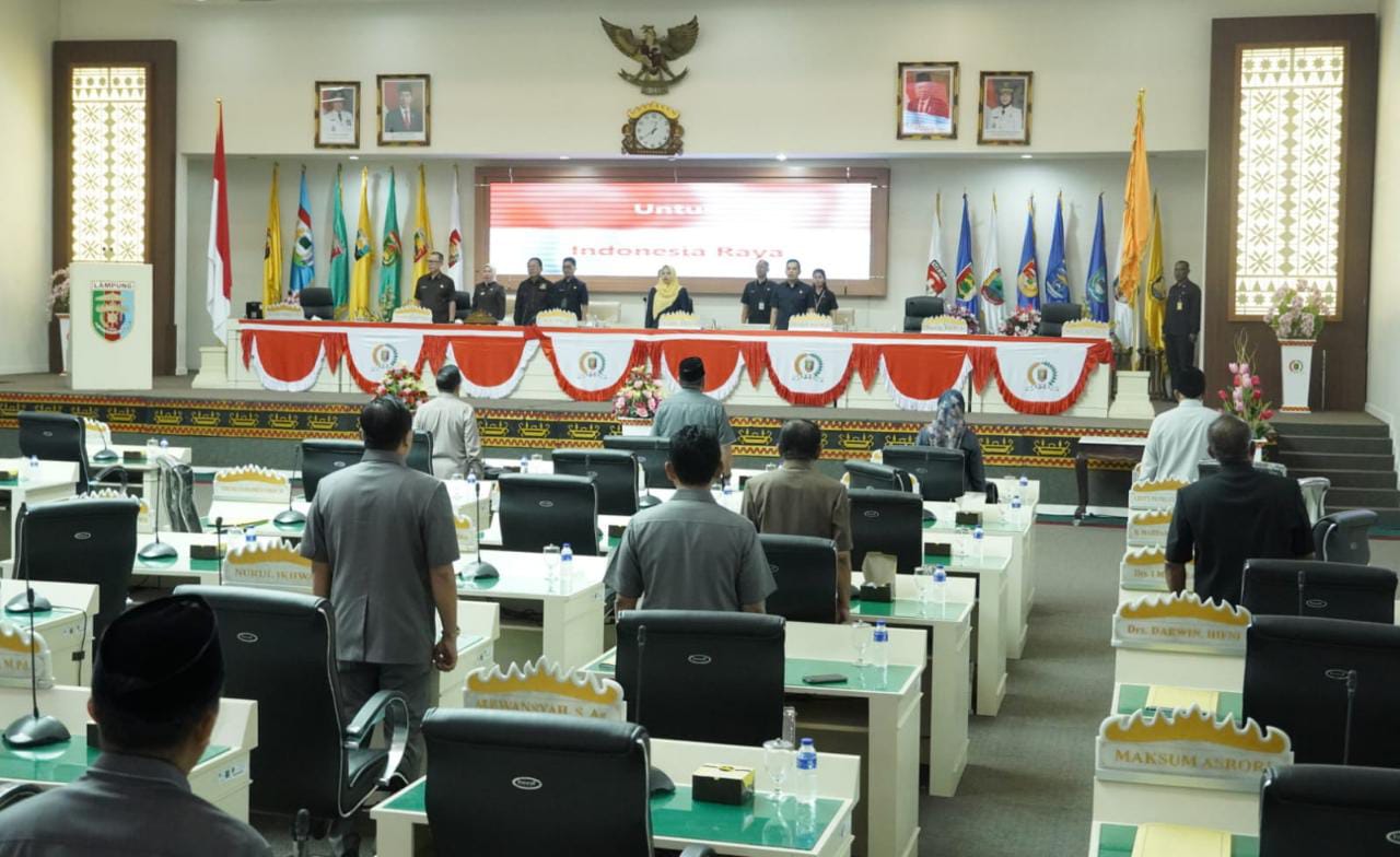 Ini Jawaban Gubernur Lampung Terhadap Pandangan Umum Fraksi-Fraksi DPRD Terkait Raperda Perubahan APBD