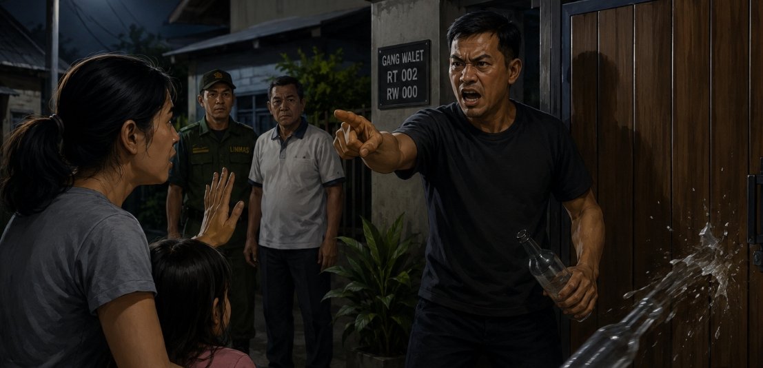 Diduga Diancam Usai Tegur Kebisingan, Keluarga Pengurus PWI Lampung Mengungsi Dini Hari