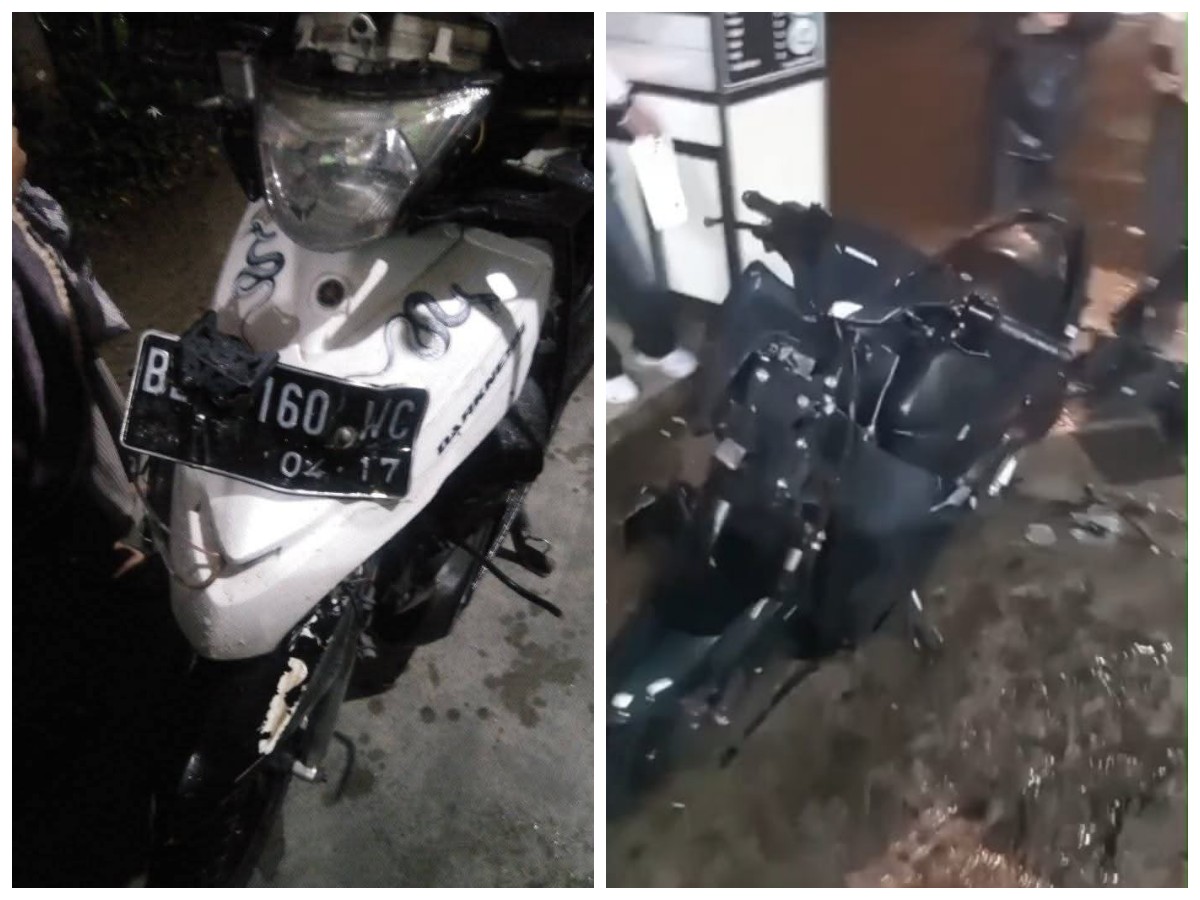 Dalam Semalam, Dua Insiden Laka Lantas Terjadi di Kelurahan Pasar Liwa