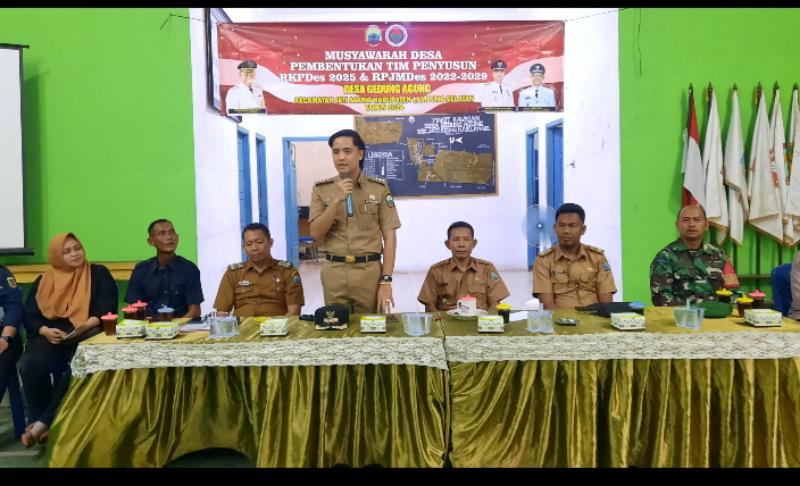 Buka Musdes di Gedung Agung, Ini Pesan Camat Firdaus 