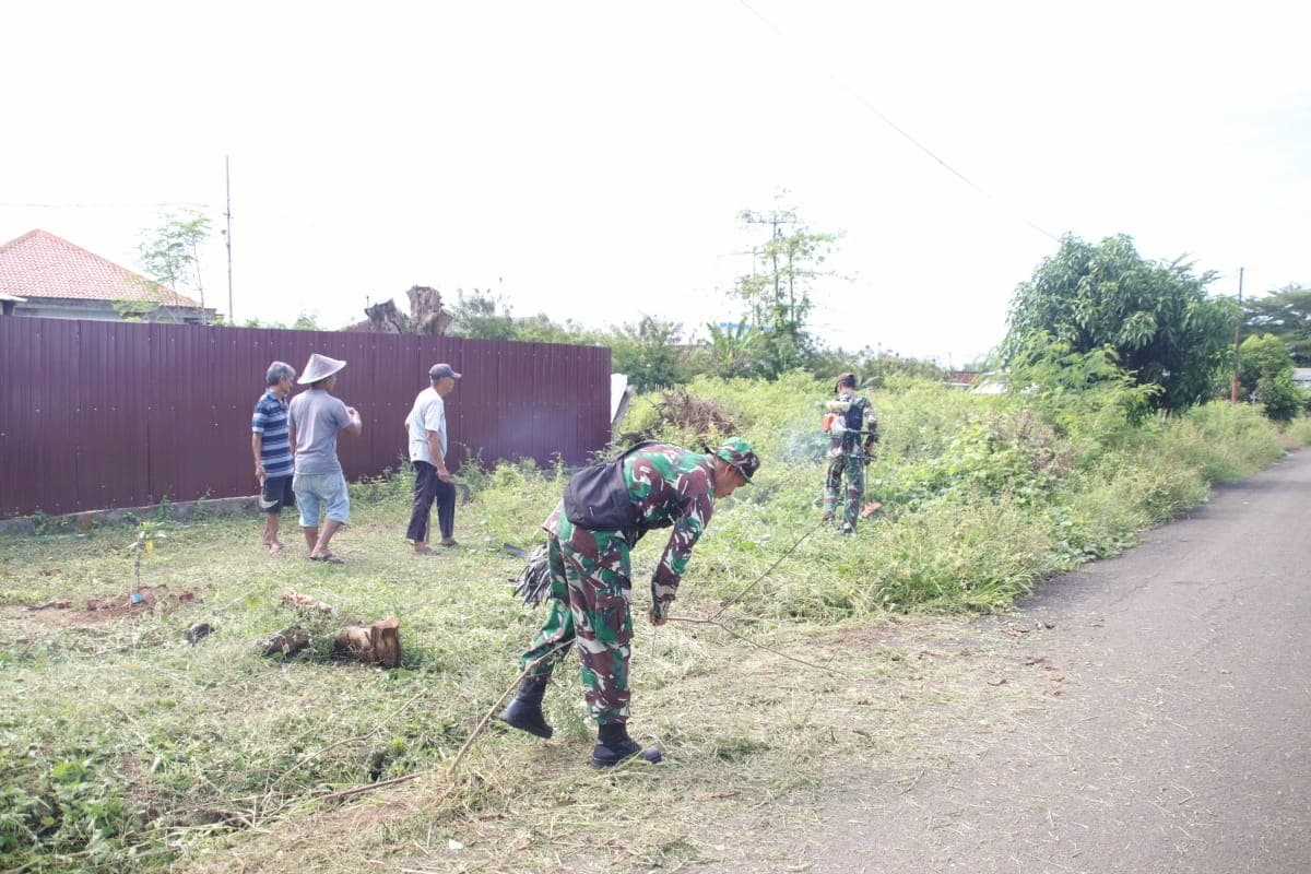 Kodim 0412 Gelar Program Pembinaan Lingkungan Hidup dan Karya Bakti di Lampung Utara