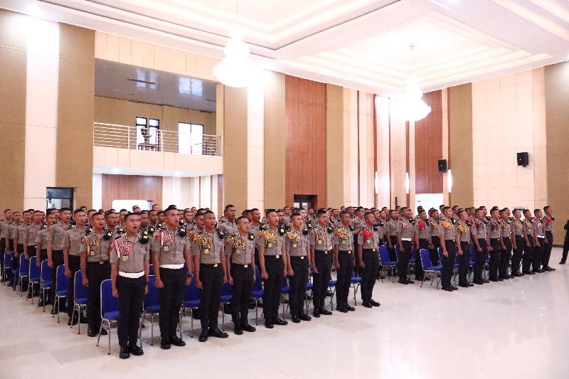 Kapolda Lampung Anugrahi Nama Angkatan Siswa Diktukba Polri