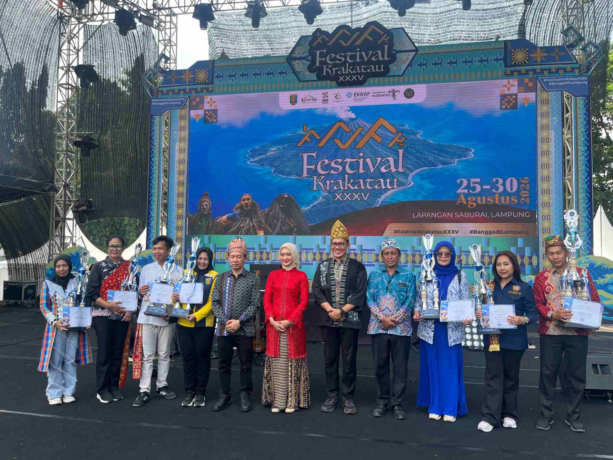 Lampung Tapis Karnaval 2026: Ini Daftar Kabupaten, Sekolah, OPD dan Komunitas Peraih Penghargaan