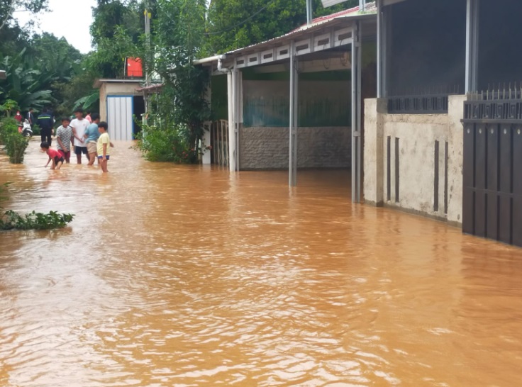 Akibat Hujan Deras, Kabupaten Lampura Dikepung Banjir
