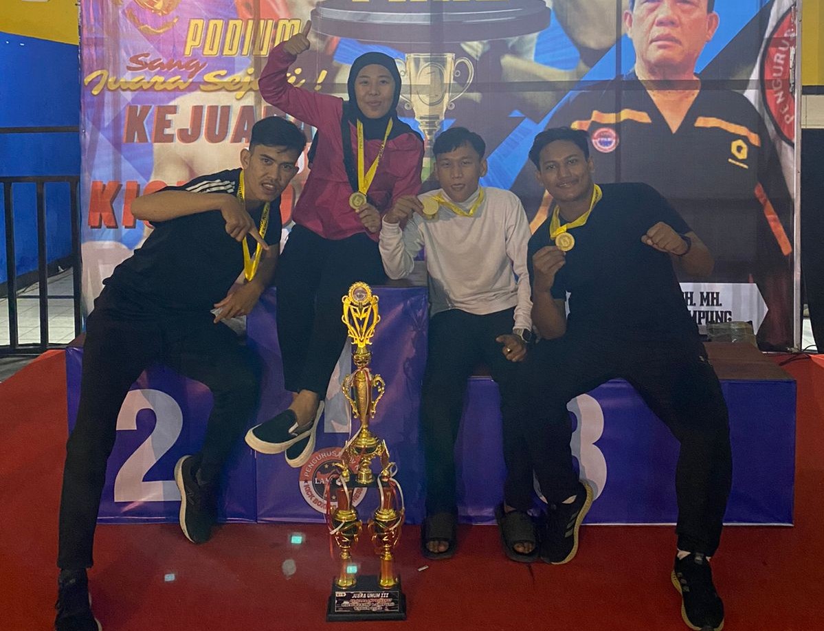 Empat Petarung Kickboxing Lambar Sabet 4 Medali Emas Pada Kejuaraan Tingkat Provinsi