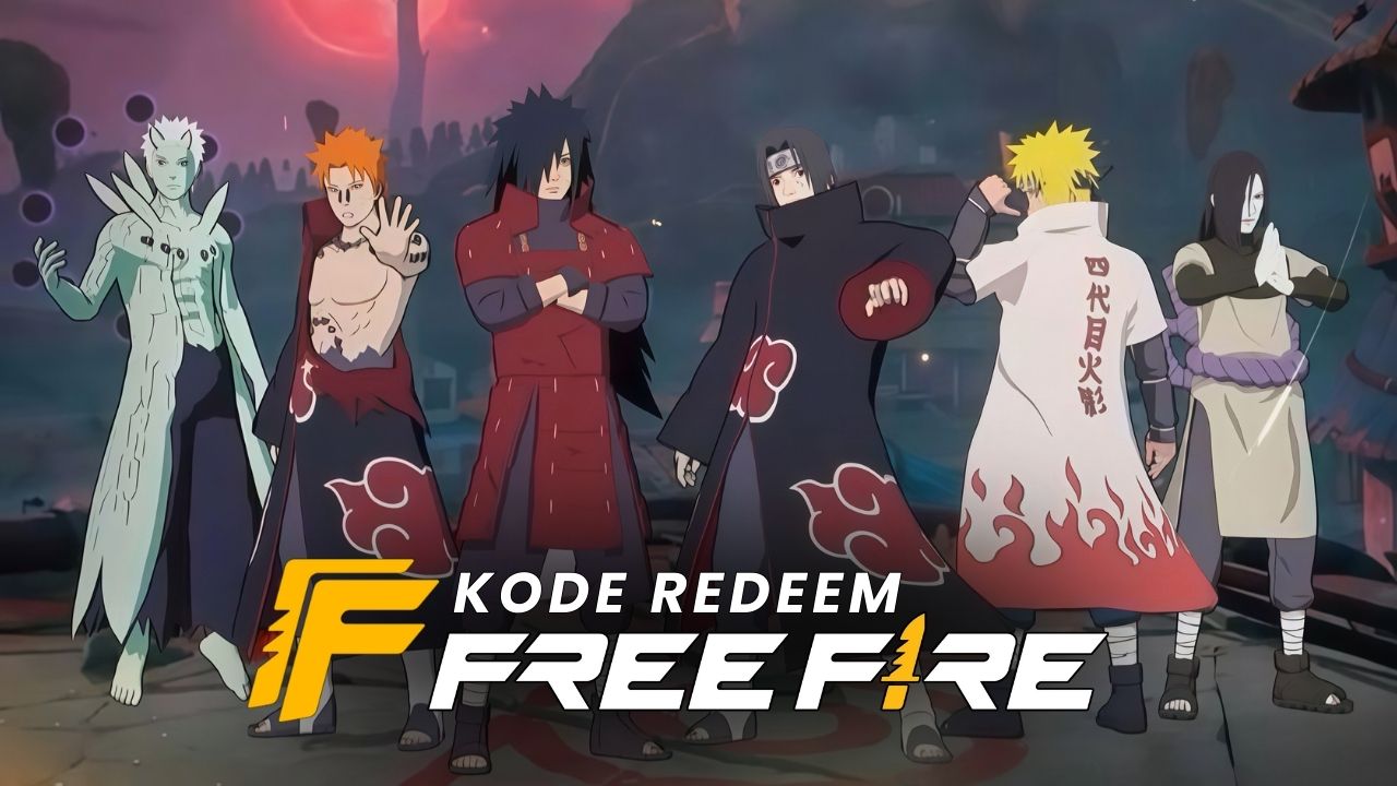 Klaim Hadiah Event Naruto Shippuden dari Kode Redeem FF Terbaru