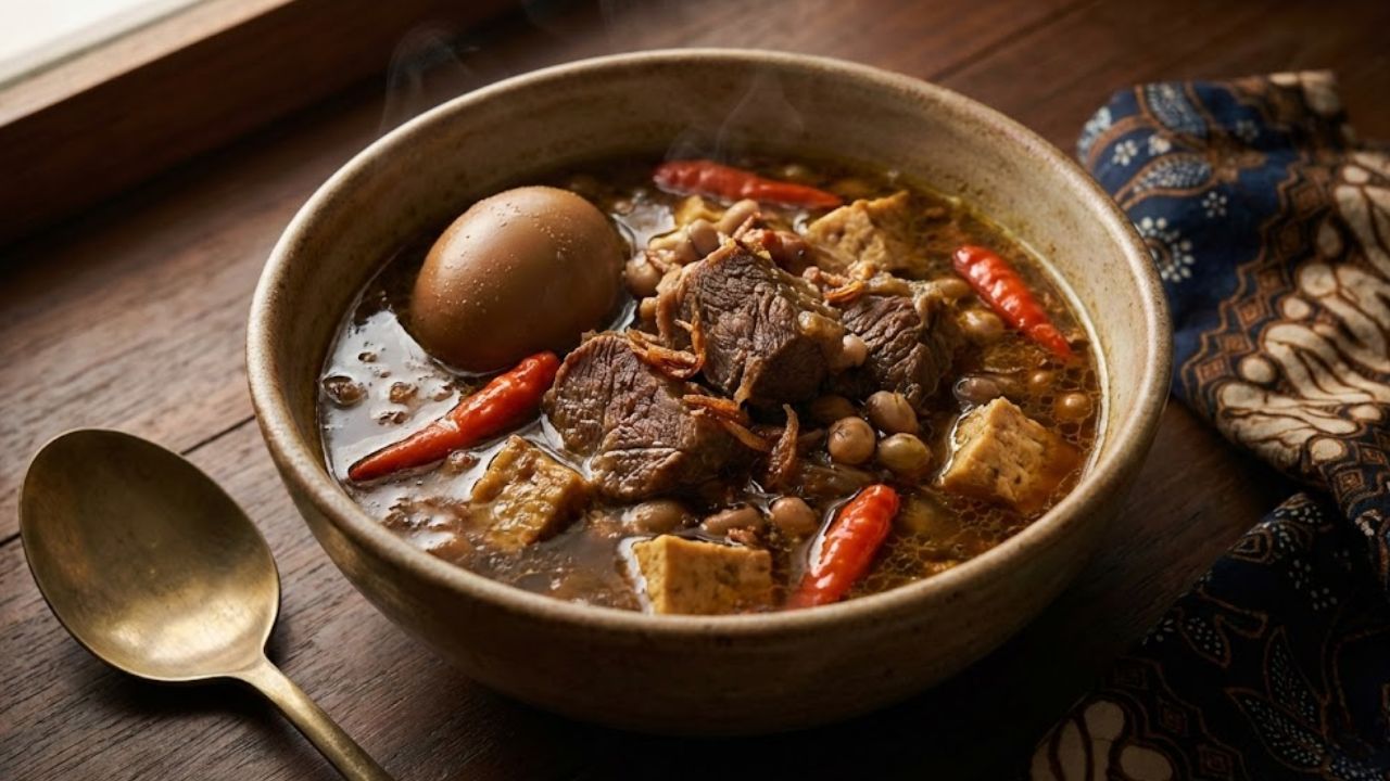 Brongkos Kendal: Kuliner Legendaris Berkuah Kluwak Khas Jawa Tengah