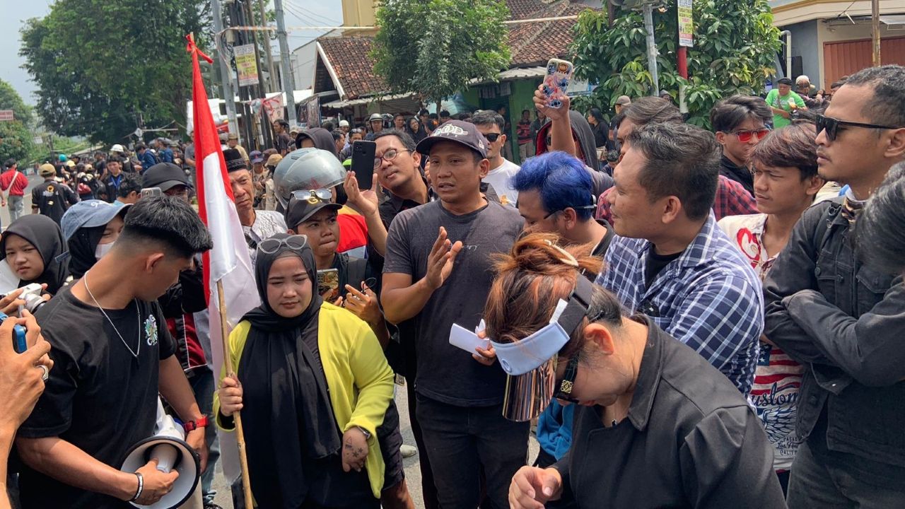 Selebgram dan TikTokers Lampung Ikut Aksi Damai Suarakan Aspirasi Rakyat