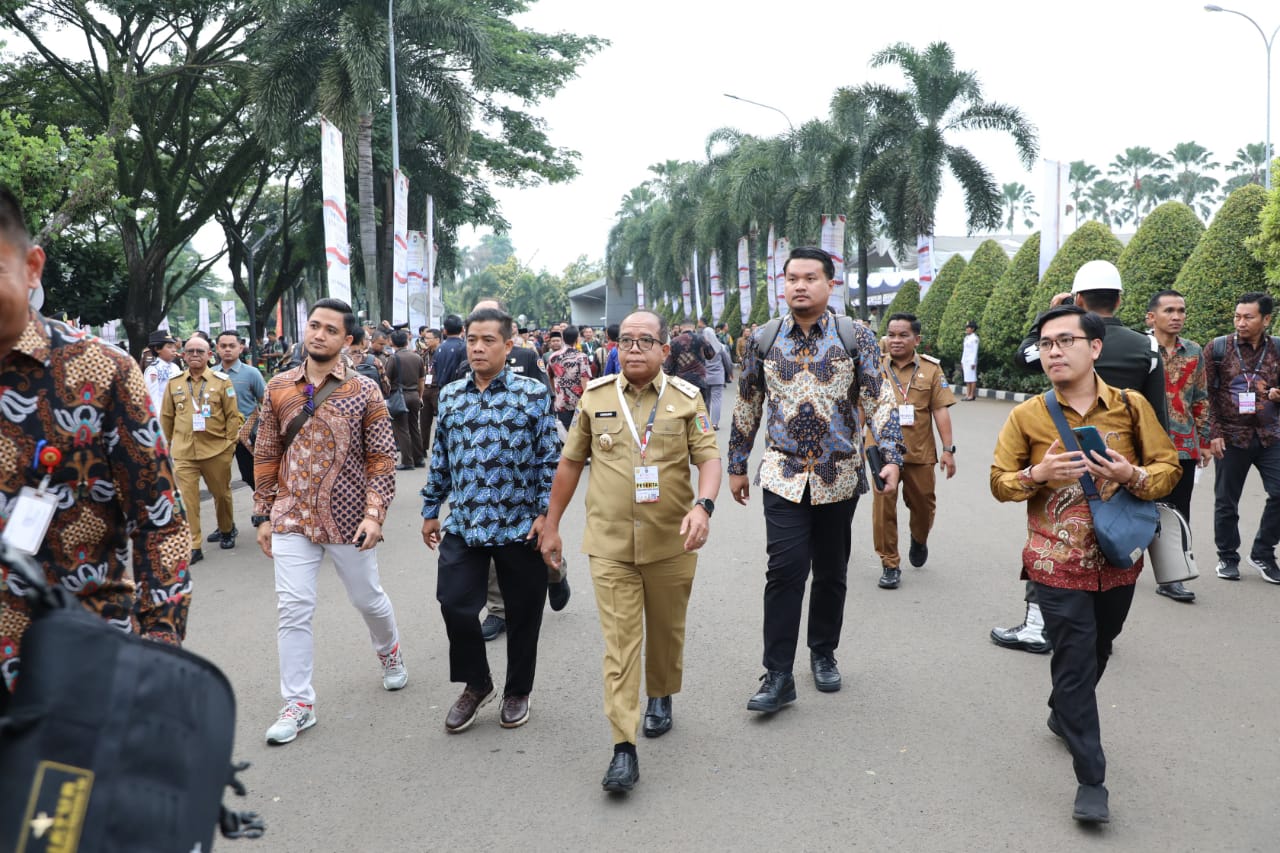 Pj Gubernur Lampung Hadiri Rakornas Pemerintah Pusat dan Daerah 2024