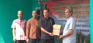 DPRD Lampung Syarif Sosperda Perlindungan Dan Pemberdayaan UMKM