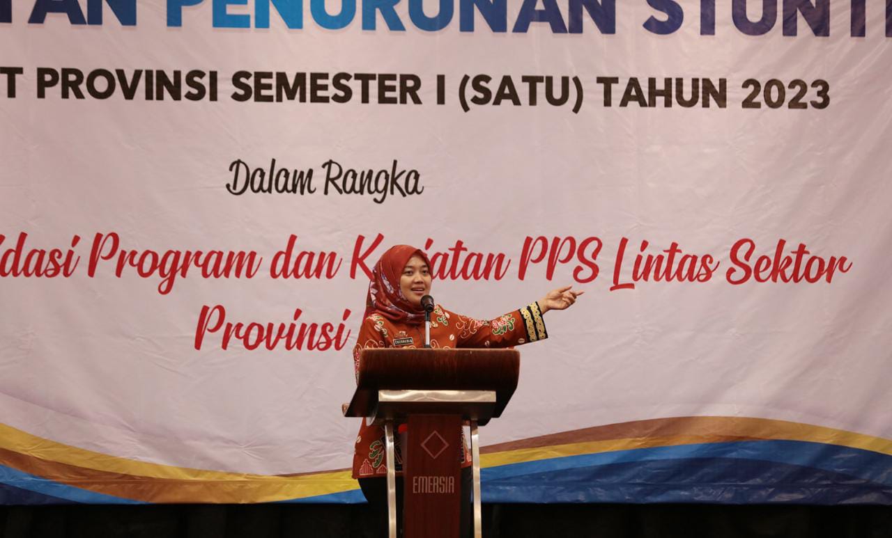 Nunik Optimis 2024 Stunting di Lampung Turun 14 Persen 