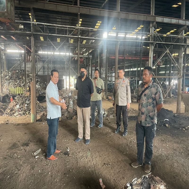 Tim Gabungan Dalami Dugaan Kelalaian hingga Terjadinya Kecelakaan Kerja di PT San Xiong Steel Lampung
