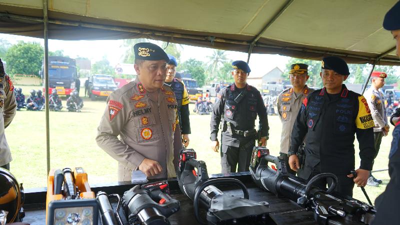 Masuk Musim Penghujan, Kapolda Lampung Wanti-wanti Personel Gerak Cepat
