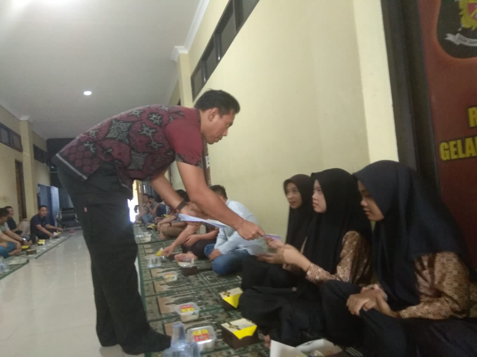 Jumat Berkah, Sat Reskrim Polresta Bandar Lampung Doa Bersama Anak Yatim Piatu