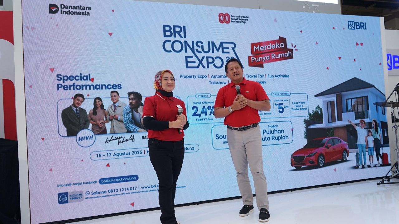BRI Consumer Expo 2025 di Bandung Tawarkan KPR Bunga Ringan Mulai 2,40 Persen