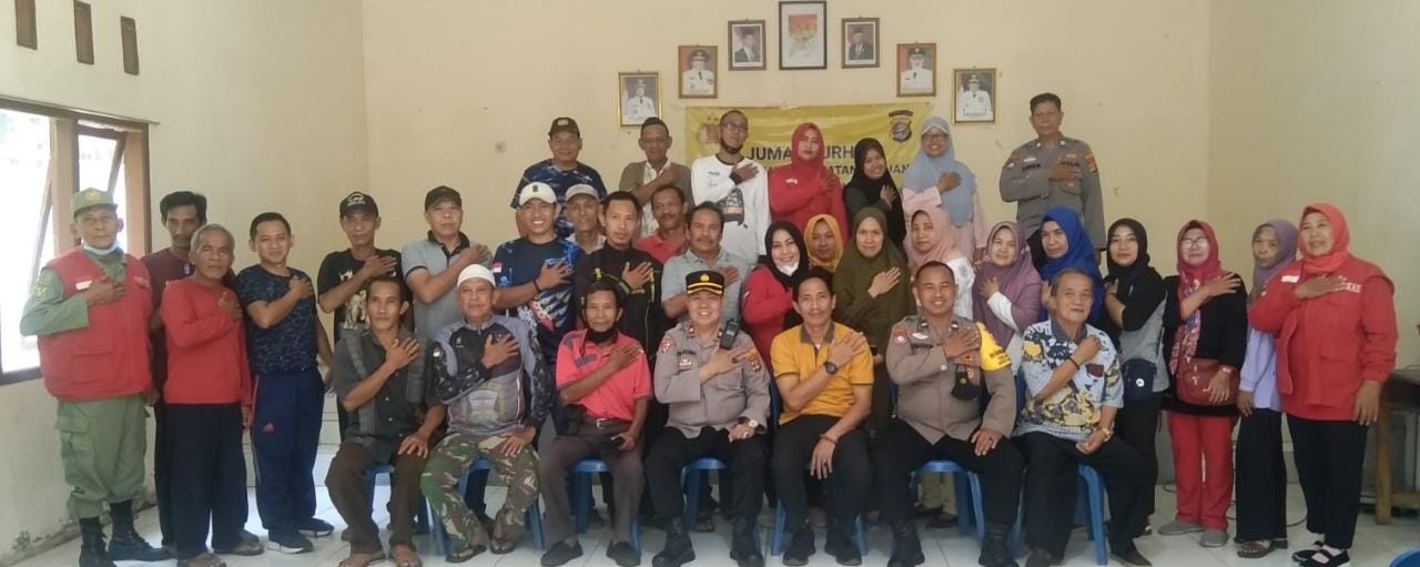 Kelurahan Pidada Terima Kunjungan Jajaran Polsek Panjang