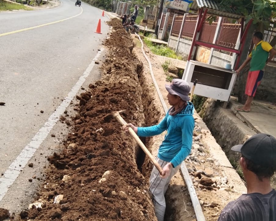 Proyek Jaringan Pipa Air Bersih Padang Tambak Senilai Rp 499 Juta Akhirnya Dibongkar